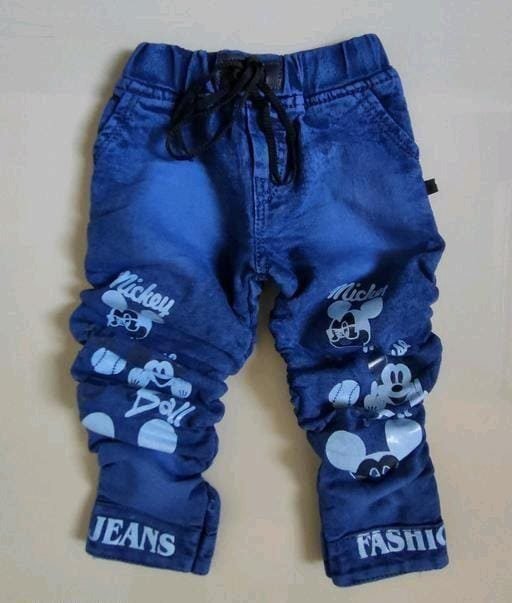 Fashion trendy boy jeans