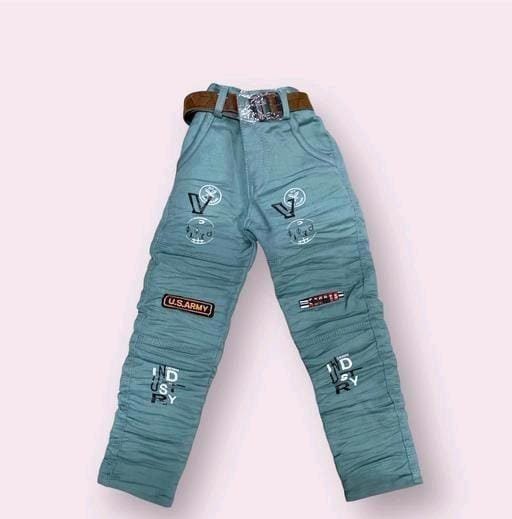 Fashion trendy boy jeans