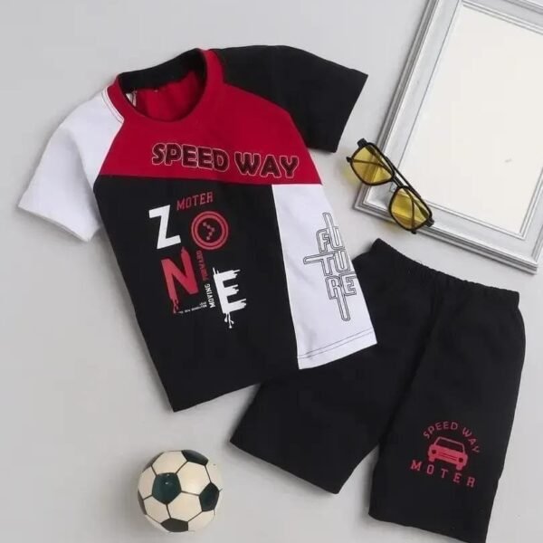 Fourfolds Boys T-shirt and Shorts Set