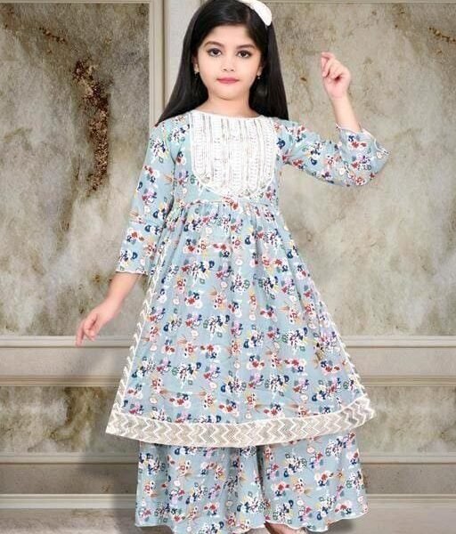 Girl's Readymade Kurta Sharara & Dupatta set|