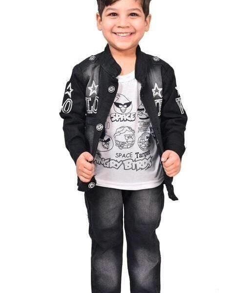 Kidzarea Baby Boys Festive & Party Blazer, Shirt | Boys denim| Denim