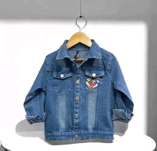 BOYSNGIRLS BEEYAHBOY BLUE DENIM JACKET, winter jackets, denim jacket for boys, jaket