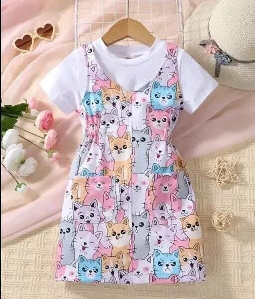 printed frock