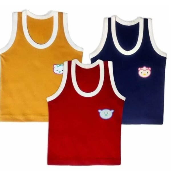 Cotton Vests/Baniyan/Inner Wear-Regular Fit, Sleeveless, Printed Sandos for boy and girls